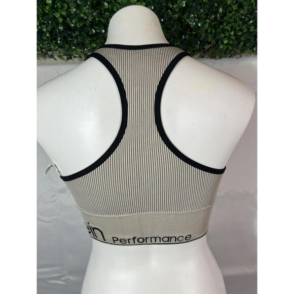 Calvin Klein Ribbed Performance Sports Bra - Picture 3 of 5